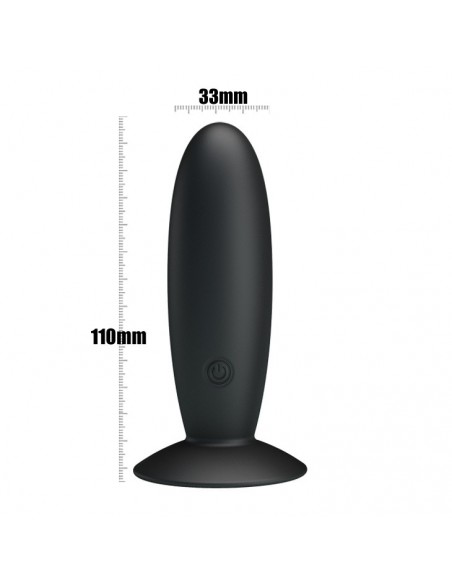 Korek analny wibrujący Pretty Love - Butt Plug Massager 12 Function - Kulki i korki analne wibrujące - 8