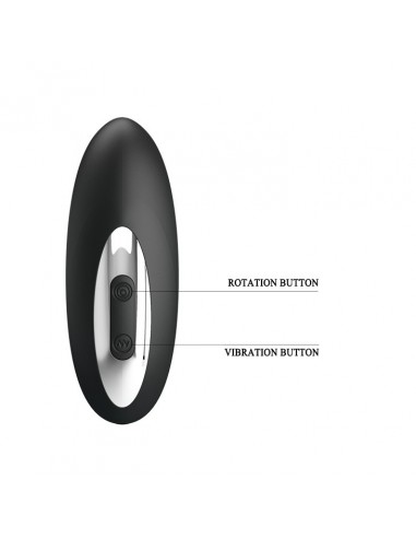 Masażer Analny USB z Pilotem 12 Funkcji + 3 Tryby Rotacji - Masażery i stymulatory prostaty - 5