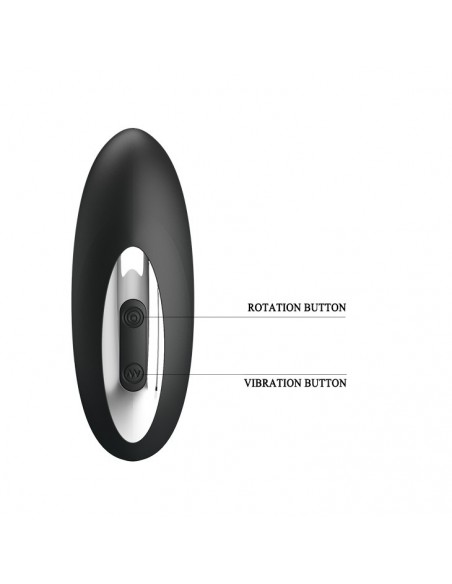 Masażer Analny USB z Pilotem 12 Funkcji + 3 Tryby Rotacji - Masażery i stymulatory prostaty - 5