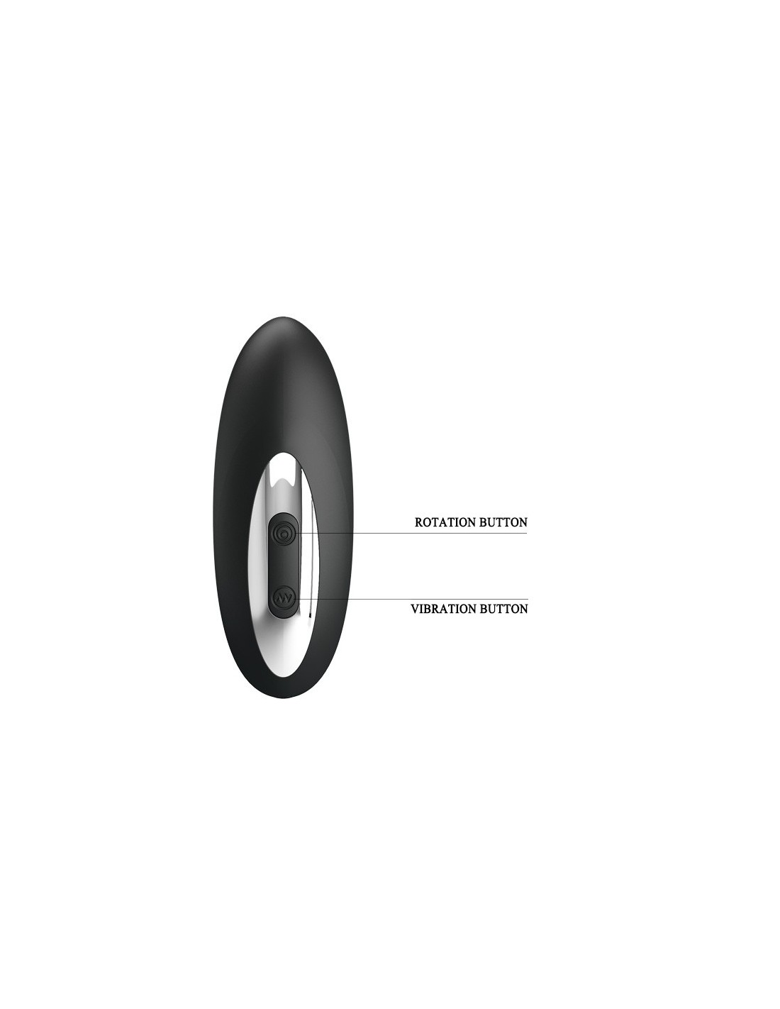 Masażer Analny USB z Pilotem 12 Funkcji + 3 Tryby Rotacji