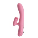 Wibrator ze stymulatorem łechtaczki Chris - 7 trybów wibracji, 4 tryby rotacji, 20,5 cm - 3