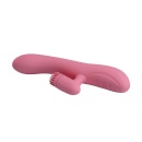 Wibrator ze stymulatorem łechtaczki Chris - 7 trybów wibracji, 4 tryby rotacji, 20,5 cm - 5