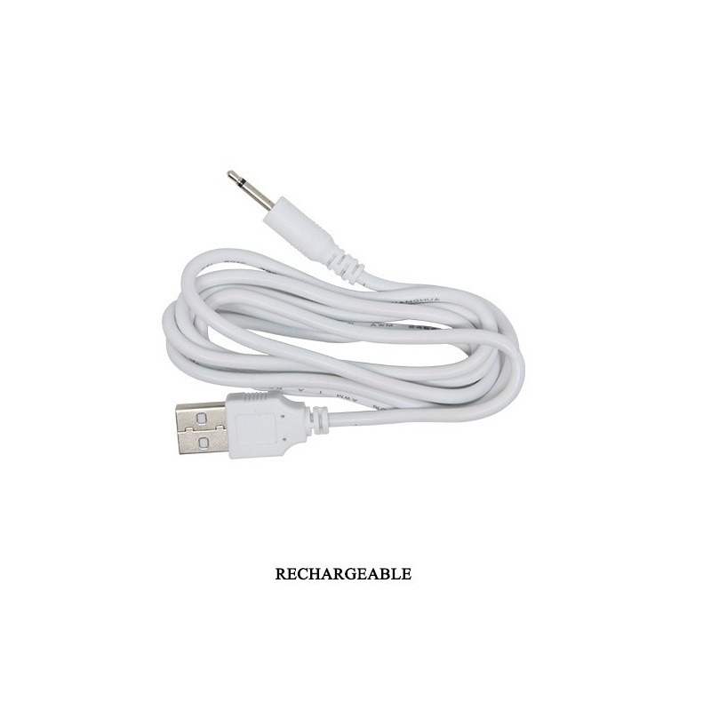 Wibrator ze stymulatorem łechtaczki Chris - 7 trybów wibracji, 4 tryby rotacji, 20,5 cm - 9