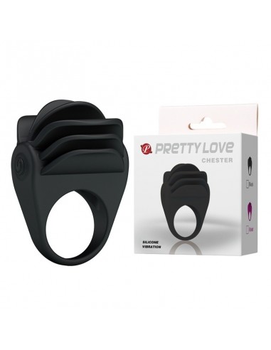 Pierścień na Penisa z wibracją  - Chester - Pierścienie erekcyjne wibrujące - 2
