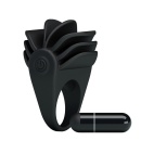 Pierścień na penisa CHESTER vibration z wibrującymi wypustkami, silikonowy, średnica 3 cm - 4