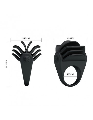 Pierścień na Penisa z wibracją  - Chester - Pierścienie erekcyjne wibrujące - 5