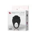Pierścień na penisa CHESTER vibration z wibrującymi wypustkami, silikonowy, średnica 3 cm - 8