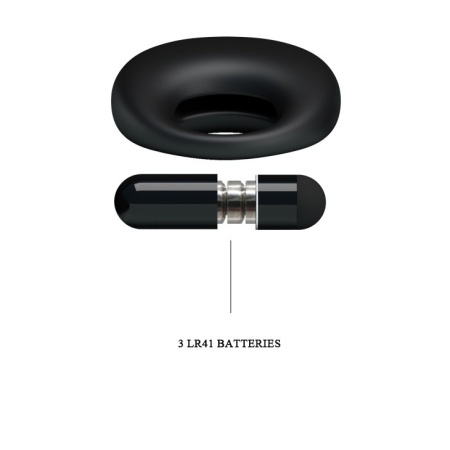 Pierścień na penisa TRAP vibration z wibracjami i wypustką 5,6 cm - 10