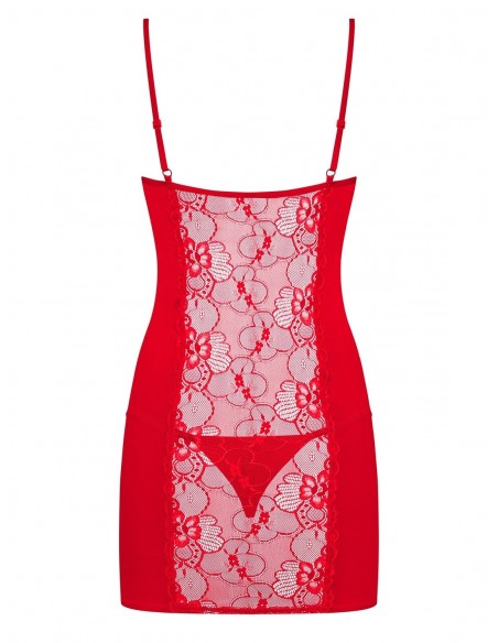 Bielizna Nocna Heartina Koszulka I Stringi Czerwona Xxl - Koszule nocne - 4