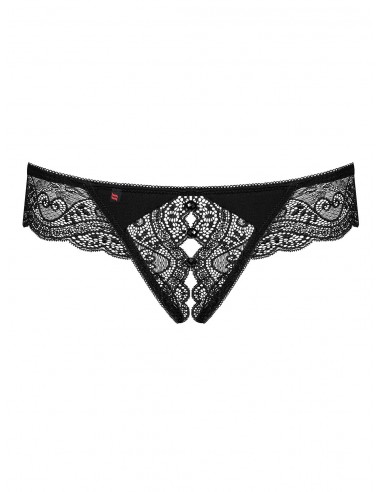 Miamor Stringi Otwarte Czarne Xxl - Stringi - 3