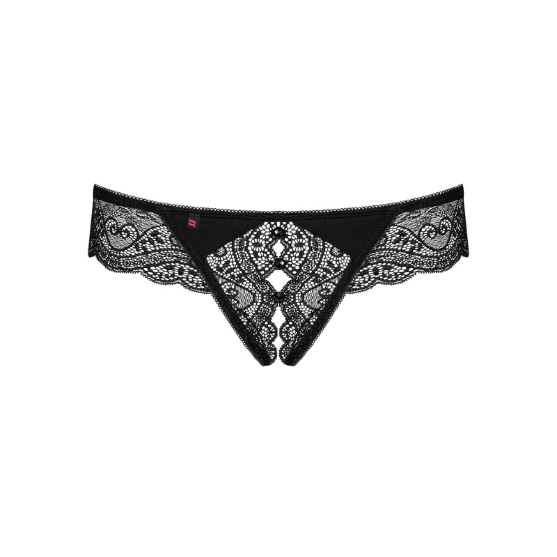 Miamor Stringi Otwarte Czarne - 3