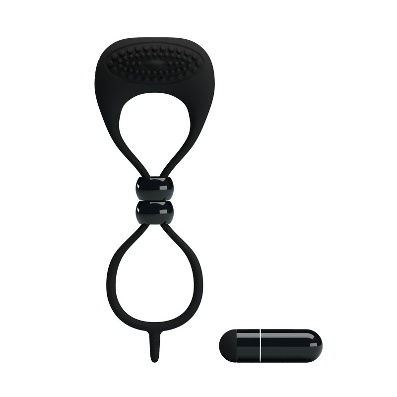 Wibracyjny pierścień Locker na penisa i mosznę 7 cm - 1