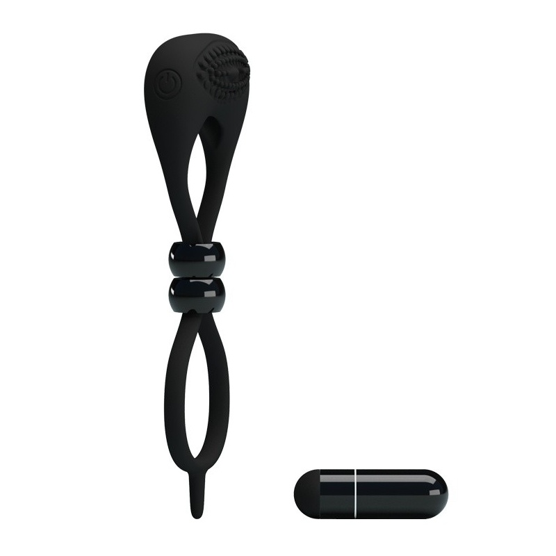 Wibracyjny pierścień Locker na penisa i mosznę 7 cm - 3