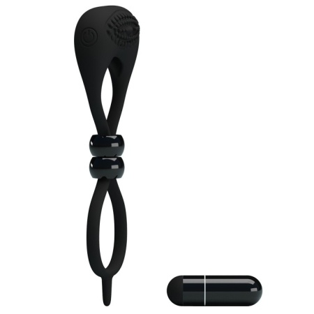 Wibracyjny pierścień Locker na penisa i mosznę 7 cm - 3