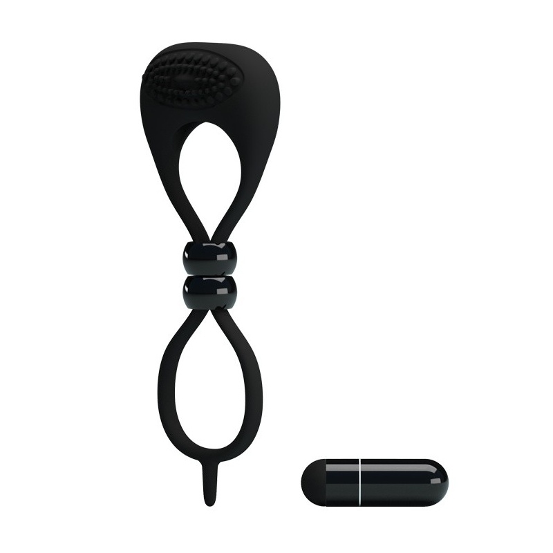 Wibracyjny pierścień Locker na penisa i mosznę 7 cm - 4