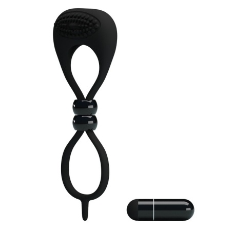 Wibracyjny pierścień Locker na penisa i mosznę 7 cm - 4