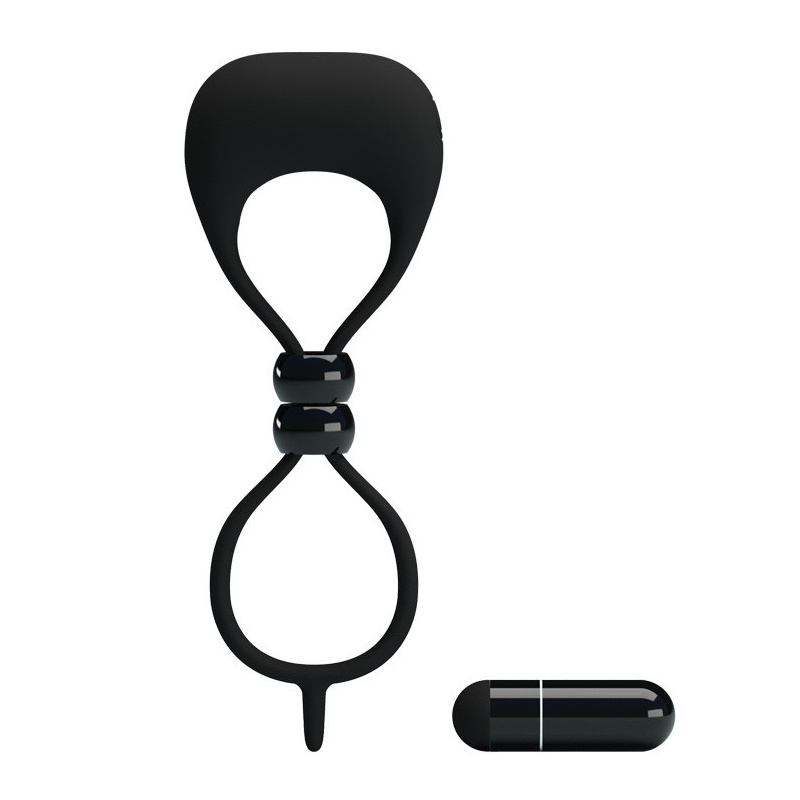 Wibracyjny pierścień Locker na penisa i mosznę 7 cm - 5