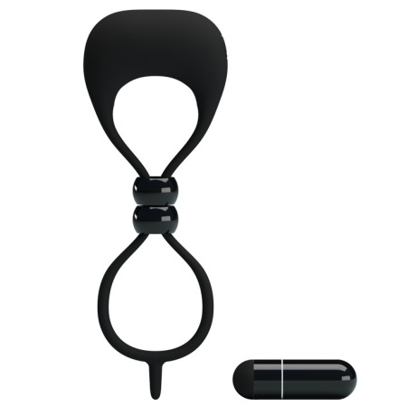 Wibracyjny pierścień Locker na penisa i mosznę 7 cm - 5