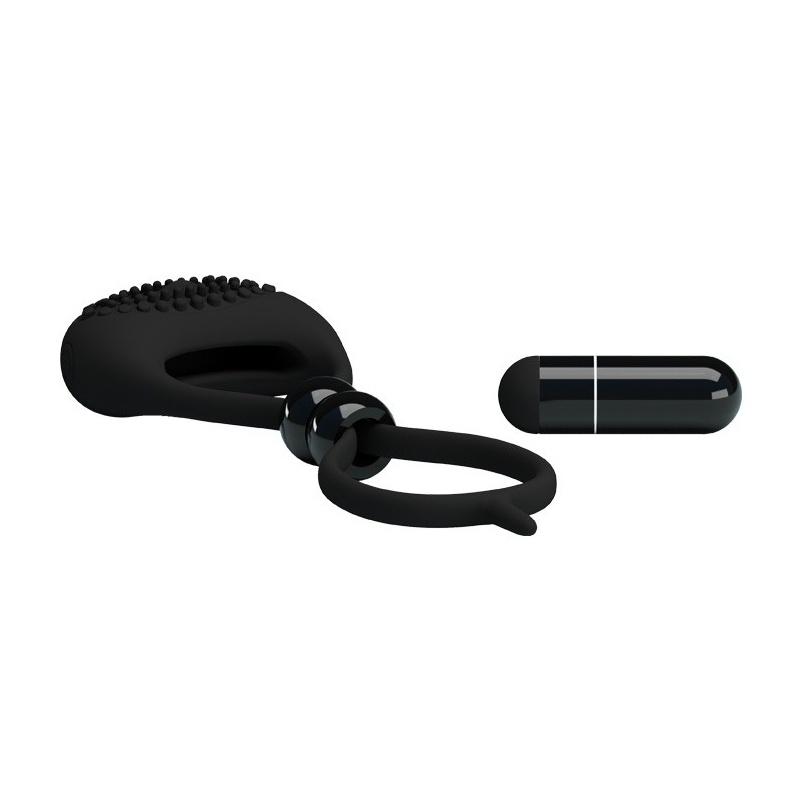 Wibracyjny pierścień Locker na penisa i mosznę 7 cm - 6