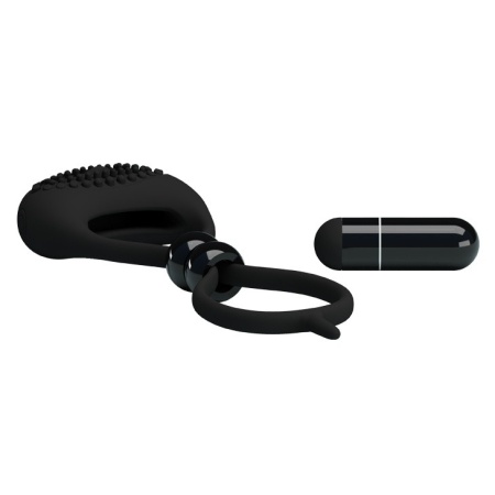 Wibracyjny pierścień Locker na penisa i mosznę 7 cm - 6