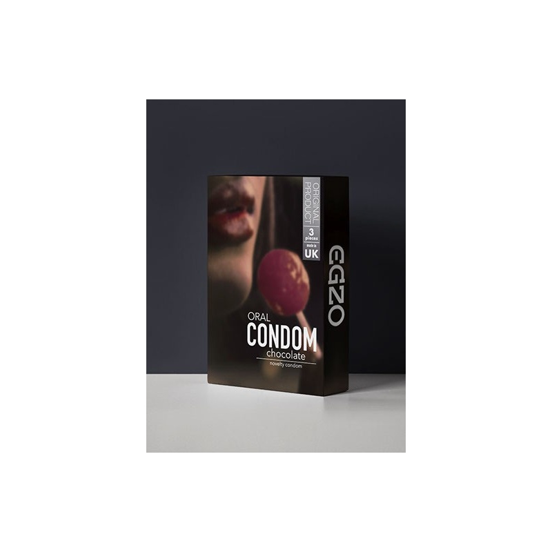 Prezerwatywy Oral Condom Chocolate, 3 szt. - 1
