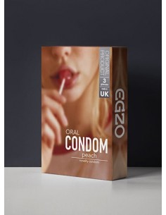 Prezerwatywy Smakowe Egzo Oral Condom Peach 3 szt. - Prezerwatywy smakowe - 1