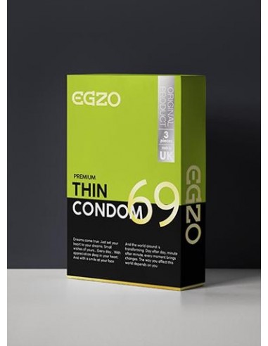 Prezerwatywy Klasyczne Egzo Thin 3 szt. - Prezerwatywy klasyczne - 1