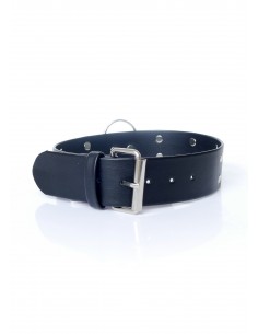 Obroża BDSM Collar With Studs 4 Cm - Chokery, obroże i smycze - 1 2