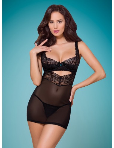 Bielizna Nocna 867-Che-1 Koszulka I Stringi  S/M - Koszule nocne - 3