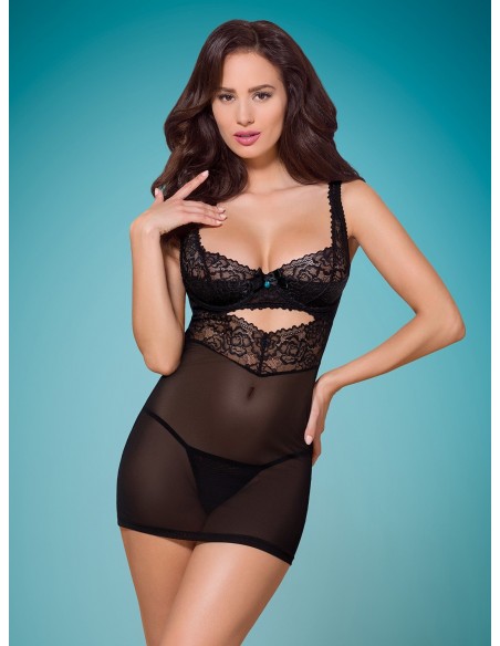 Bielizna Nocna 867-Che-1 Koszulka I Stringi  S/M - Koszule nocne - 3