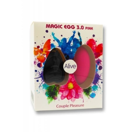 Wibrujące jajko Egg 3.0 PINK z bezprzewodowym pilotem i 10 trybami wibracji - 2