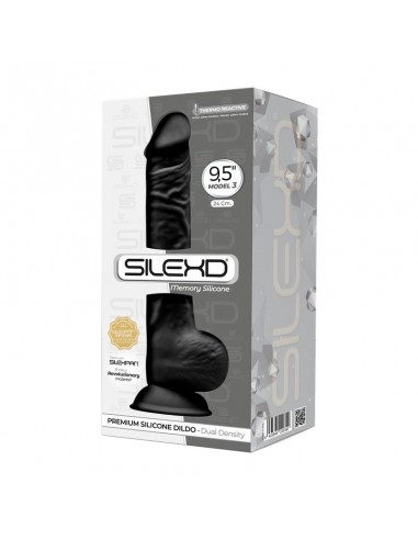 Dildo S.D Model 3 ( 9.5" ) Czarne - Dilda realistyczne - 2