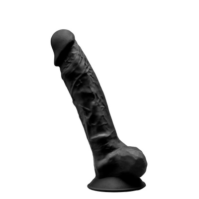 Silikonowe Dildo S.D Model 1 ( 9" ) Black - 1