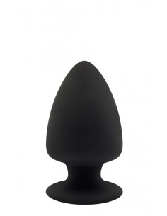 Korek analny Dream Toys Premium Silicone Plug M Black - Korki analne silikonowe - 1