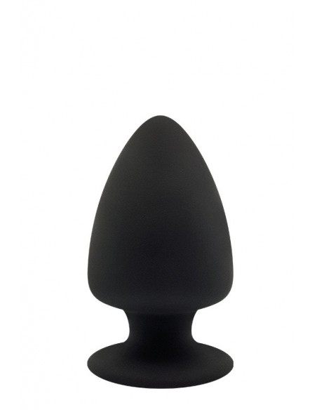 Korek analny Dream Toys Premium Silicone Plug M Black - Korki analne silikonowe - 1