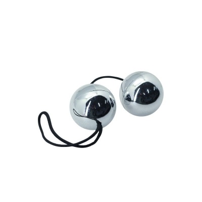 Kulki gejszy Timeless 3,5 cm srebrne - 1