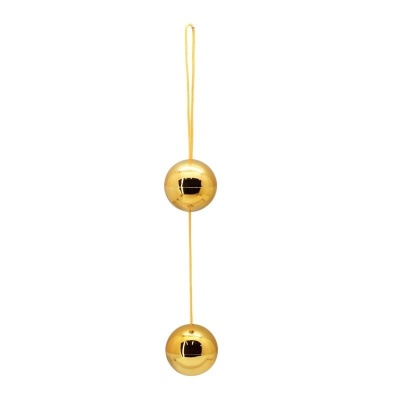 Kulki gejszy Orgasm Balls Weighted and Dipped 3,5 cm srebrne - 1 2