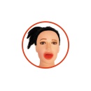 Lalka dmuchana Angelina 3D w rozmiarze naturalnym z wibrującym jajkiem i dwoma kanałami z cyberskóry - 9