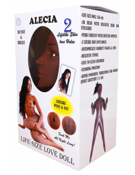 Sex Lalka ALECIA 3D Wibrująca Lalka miłości - Seks lalki, lalki miłości, seks roboty - 4