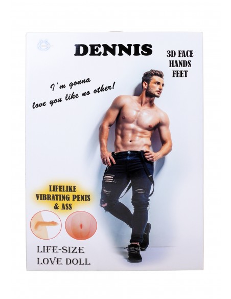 Sex Lalka męska DENNIS 3D - Vibrating - Seks lalki, lalki miłości, seks roboty - 2