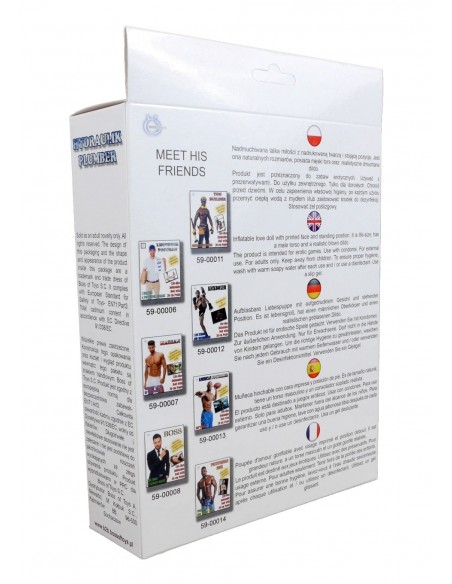 Sex Lalka męska Hydraulik - Plumber Male Doll - Seks lalki, lalki miłości, seks roboty - 3