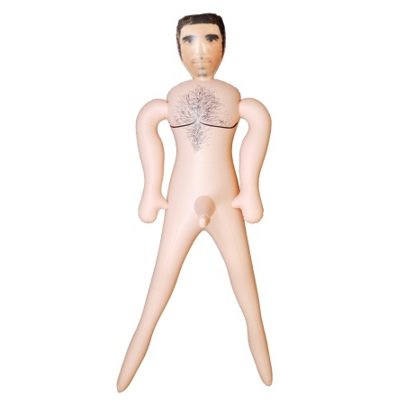 Lalka erotyczna nadmuchiwana Male Doll - męski tors, nadrukowana twarz, 160 cm - 5