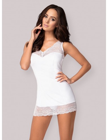 Bielizna Nocna Miamor Koszulka I Stringi Biała L/Xl - Koszule nocne - 3