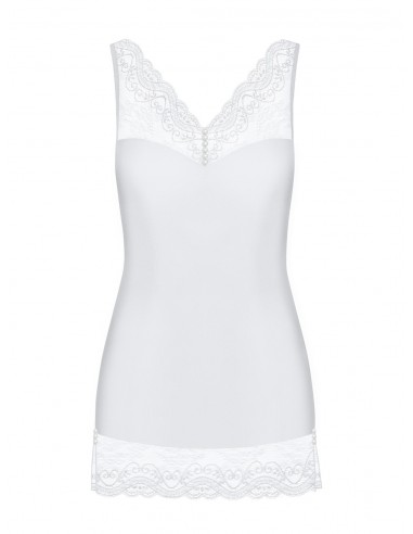 Bielizna Nocna Miamor Koszulka I Stringi Biała L/Xl - Koszule nocne - 5