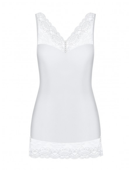 Bielizna Nocna Miamor Koszulka I Stringi Biała L/Xl - Koszule nocne - 5