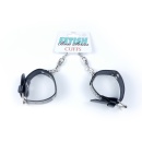 Kajdanki erotyczne Handcuffs With Cristals 3 Cm Silver - 6