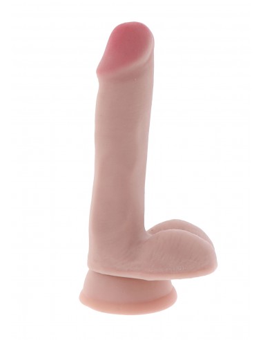 Dildo z cyberskóry Dual Density Dildo 6" Balls - Dilda realistyczne - 1