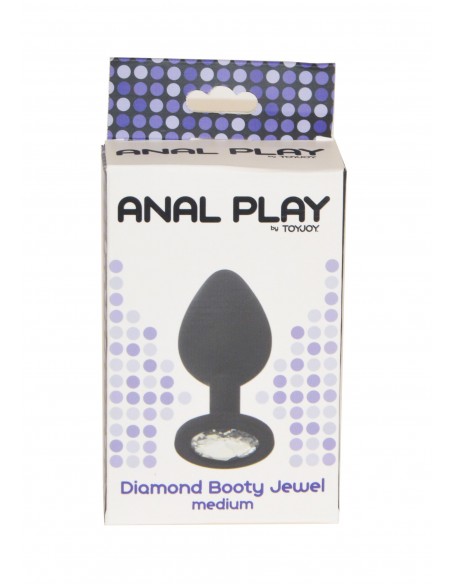 Buttplug Diamond Booty Jewel Medium - Korki analne silikonowe - 2