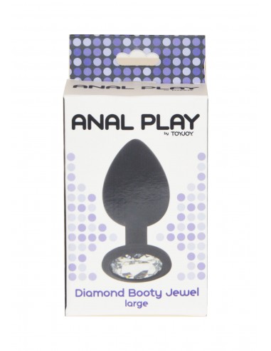 Duży korek analny Diamond Booty Jewel Large - Duże Korki Analne - 2