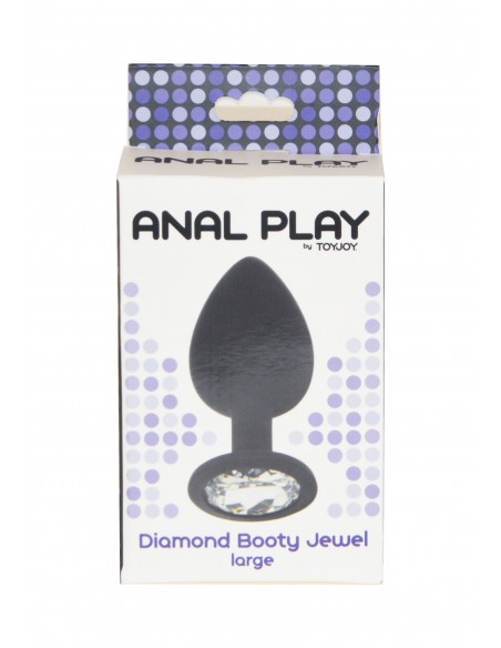 Duży korek analny Diamond Booty Jewel Large - Duże Korki Analne - 2